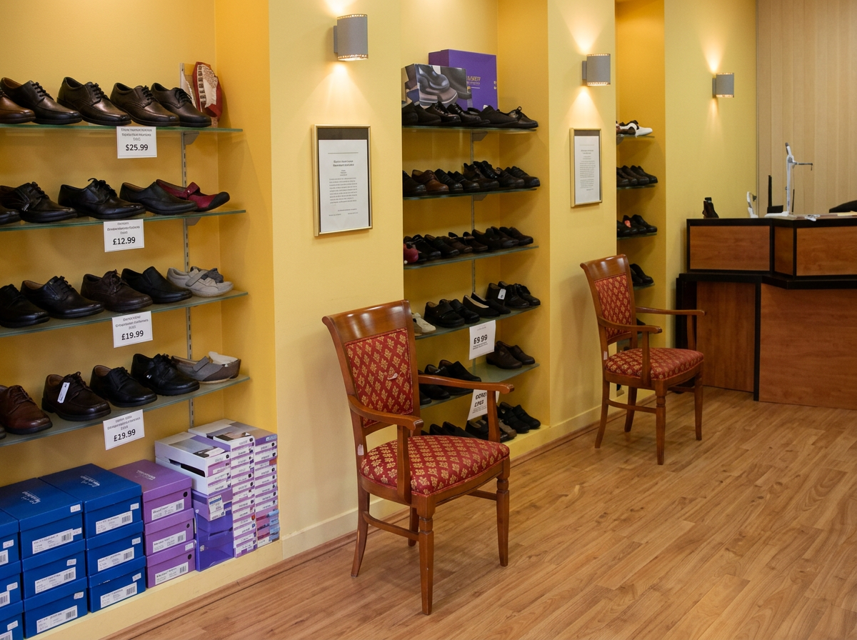 Intérieur de la boutique Ortho-Tec